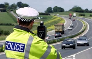 Penalty for Exceeding Legal Speed Limits in the United Kingdom.